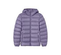 Champion Legacy - Chaqueta ligera con capucha para mujer, relleno de poliéster, talla S, color morado, Morado (, S