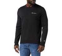 Champion Legacy Classic S Logo Crewneck Sudadera, Hombre, Negro, XS