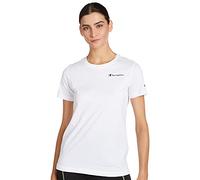 Champion Legacy - Classic S Logo S/S, Camiseta para Mujer, Blanco, S
