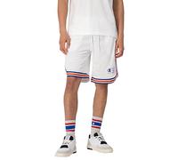 Champion Legacy Division 1 Soft Mesh Bermuda Pantalones Cortos, Color Blanco, L Hombre