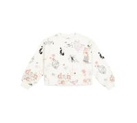 Champion Legacy Emotional Dance G (405014) - Sudadera con cuello redondo de forro polar suave y compacto ultraligero (240 g), Marshmallow (STR/Allover), 9-10 años (M) Niñas FW24