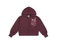 Champion Legacy Emotional Dance G (405015) - Sudadera con capucha y cremallera completa de forro polar suave y compacto ultraligero (240 g), berenjena oscuro (PPE), 9-10 años (M) Niñas FW24