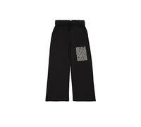 Champion Legacy Emotional Dance G (405016) - Pantalón de chándal de pernera ancha de forro polar suave y compacto ultraligero (240 g), Negro, 5-6 años (XS) Niñas FW24