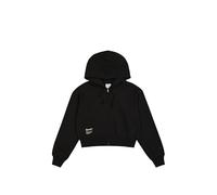 Champion Legacy Emotional Dance W (117424) -Microsanded Fleece (280gr) Full-Zip Hooded Sudadera con Capucha, Negro (KK001), S para Mujer