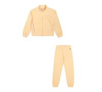 Champion Legacy Girl-Full Zip Sweatsuit Elastic Cuff Traje de baño, Pink (PS196), 7-8 Años para Niñas