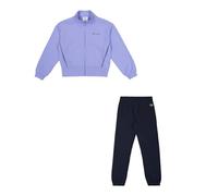 Champion Legacy Girl-Full Zip Sweatsuit Elastic Cuff Traje de baño, Purple (VS097), 9-10 Años para Niñas