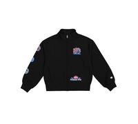 Champion Legacy Girl - Graphic Full Zip Sweatshirt, Sudadera Niñas, Black (KK001),