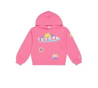 Champion Legacy Girl - Graphic Hoodie, Sudaderas con Capucha Niñas, Pink (PS207),