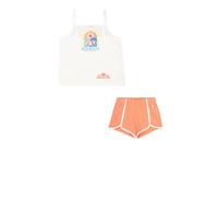 Champion Legacy Girl-Graphic Tank Top Set Colocar, White (WW001), 11-12 Años para Niñas