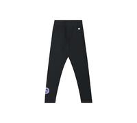 Champion Legacy Girl-Graphic Leggings Pantalones Deportivos, Negro (Kk001), 7-8 Años para Niñas