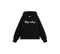 Champion Legacy Girls - Sudadera con Capucha gráfica, Talla M, Color Negro, Negro, M