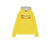 Champion Legacy Graphic Shop Authentic (220245) -Soft Compact Powerblend Fleece Sudadera con Capucha, Amarillo (YS079), XL para Hombre