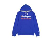 Champion Legacy Graphic Shop Authentic (220245) -Soft Compact Powerblend Fleece Sudadera con Capucha, Azul (BS008), S para Hombre