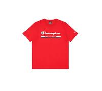 Champion Legacy Graphic Shop Authentic (220249) -Crewneck Camiseta, Rojo (RS011), L para Hombre