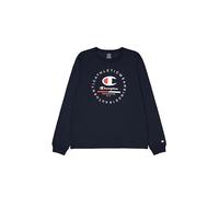 Champion Legacy Graphic Shop Authentic (220250) - Light Cotton Jersey 150 gr.150 Cuello Redondo Camiseta de Manga Larga, Azul Marino, S para Hombre FW24, Azul Marino, S
