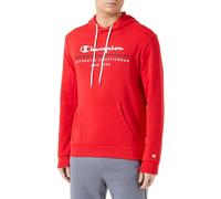 Champion Legacy Graphic Shop Authentic-Powerblend Terry Sudadera con Capucha, Rojo Intenso, M para Hombre