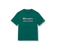 Champion Legacy Graphic Shop Authentic-S-s Crewneck Camiseta, Verde Oscuro, XL para Hombre
