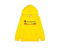 Champion Legacy Graphic Shop B (306837) -Ultra-Light Soft Compact Powerblend Fleece Sudadera con Capucha, Amarillo (YS079), 5-6 años para Niños