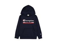 Champion Legacy Graphic Shop B (306837) -Ultra-Light Soft Compact Powerblend Fleece Sudadera con Capucha, Azul (BS501), 7-8 años para Niños