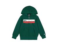 Champion Legacy Graphic Shop B (306839) - Ultra-Light Soft Compact Powerblend Fleece Full-Zip, Sudadera con Capucha Niños, Verde Bottiglia (HLG),