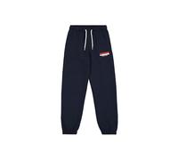 Champion Legacy Graphic Shop B (306841) -Ultra-Light Soft Compact Powerblend Fleece Elastic Cuff Pantalones Deportivos, Azul (BS501), 5-6 años para Niños