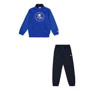 Champion Legacy Graphic Shop B (306848) -Special Polywarpknit Semi-Dull High-Neck Chandal Bebe, Azul (BS008), 3-4 años para Niños