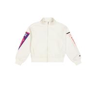 Champion Legacy Graphic Shop G (405024) -Ultra-Light Soft Compact Powerblend Fleece Full-Zip Sudadera Deporte Mujer, Rosa (WW003), 13-14 años para Niñas
