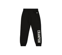 Champion Legacy Graphic Shop G (405027) - Ultra-Light Soft Compact Powerblend Fleece Elastic Cuff, Pantalones Deportivos Niñas, Nero,