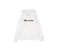 Champion Legacy Graphic Shop W (117651) - Light Soft Compact Powerblend Fleece Sudadera con Capucha, Blanco, XS Mujer FW24, Color Blanco., XS