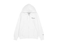Champion Legacy Graphic Shop W (117652) - Light Soft Compact Powerblend Fleece Full-Zip Sudadera, Blanco, S Mujer FW24, Color Blanco., S