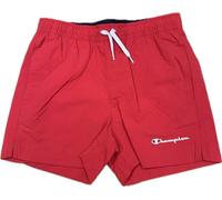 Champion Legacy Icons Beachshorts B-Crinkle Taslon Small Script Logo Traje de pantalón Corto Niños y Adolescentes, Rojo, 11-12 Years