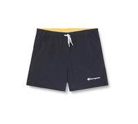 Champion Legacy Icons Beachshorts B-Crinkle Taslon Small Script Logo Traje de pantalón Corto Niños y Adolescentes, Negro, 9-10 Años