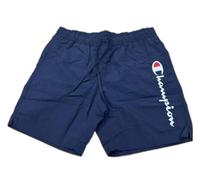 Champion Legacy Icons Beachshorts-Crinkle Taslon Contrast Logo Bermuda Bañador para Hombre, Azul Marino, XXL