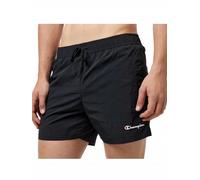 Champion Legacy Icons Beachshorts-Crinkle Taslon Small Script Logo Bañador para Hombre, Negro, S