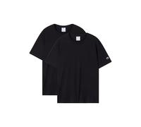 Lote de 2 camisetas de manga corta Hombre Talla M. Color Negro