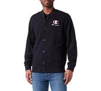 Champion Legacy Icons Plus-Heavy Spring Terry Bomber Sudadera Hombre, Negro, M