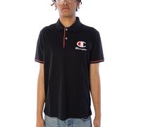 Champion Legacy Icons Plus Polo Gallery-S/S Crewneck Camisa, Negro, M Hombres