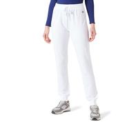 Champion Legacy Icons W-Light Stretch Terry Rib Cuff Pantalones Deportivos, Color Blanco, M para Mujer