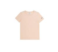 Champion Legacy Icons W - Small Script Logo S/S Crewneck T-Shirt, Rosa Pesca, XXL Mujer SS24, Rosa melocotón., XXL