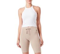 Champion Legacy Icons W-Tight Cotton Lycra Pantalones Cortos, marrón Oscuro, M para Mujer