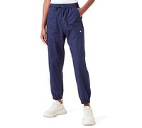 Champion Legacy Minimalist Resort W-Light Cotton Popeline Elastic Cuff Pantalones Deportivos, Azul Marítimo, M Mujeres