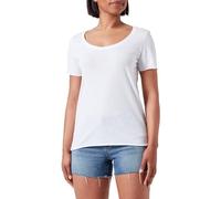 Champion Legacy Minimalist Resort W-Regular S/S Crewneck Camiseta, Color Blanco, M para Mujer