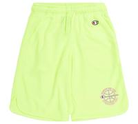Champion Legacy Modern Basket B-Poly-Parma Graphic Bermudas Pantalones Cortos, Amarillo Fluo, 9-10 Años Niños y niños