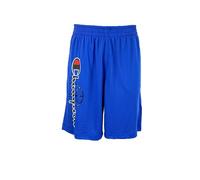 Champion Legacy Modern Basket-Reversible Training Mesh Long Bermudas Pantalones Cortos, Azul Eléctrico/Rojo, M para Hombre