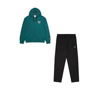 Champion Legacy Modern Sport (220379) -Poly-Cotton Rain Interlock Hooded Chándal Deportivo, Verde (GS502), XS para Hombre