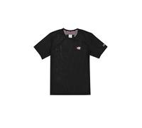 Champion Legacy Modern Sport (220382) -Train Micro Mesh C-Logo SS Crewneck Camiseta, Negro (KK001), S para Hombre