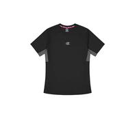 Champion Legacy Modern Sport (220385) -Quick-Dry Polymesh (100gr) SS Crewneck Camiseta, Negro (KK001), S para Hombre