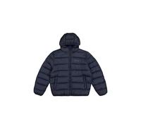 Champion Legacy Outdoor (220342) - WR Light Nylon Cirè 35gr Tonal Script Logo Hooded Chaqueta, Azul Marino (NNY/MNB), XXL Hombre FW24, Azul Marino (NNY/MNB), XXL
