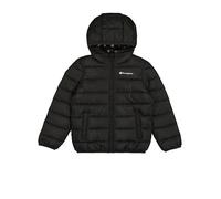 Champion Legacy Outdoor B (306868) - Chaqueta con capucha WR Light Cirè 40gr Small Script Logo, Negro (NBK), 7-8 años (S) Unisex - Niños FW24