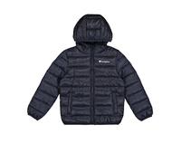 Champion Legacy Outdoor B (306868) - WR Light Cirè 40gr Small Script Logo Hooded Chaqueta, Azul Marino (NNY), 15-16 años (XXL) Unisex - Niños FW24, Azul Marino (NNY), 15-16 Años